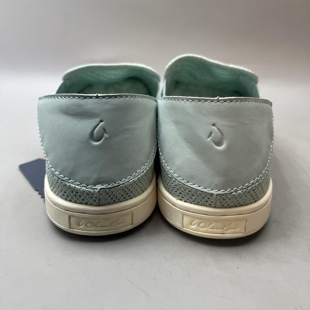 OluKai Pehuea Slip On Shoes Women Size 7 Green Blue Casual Comfort Sneakers NEW - Picture 4 of 8
